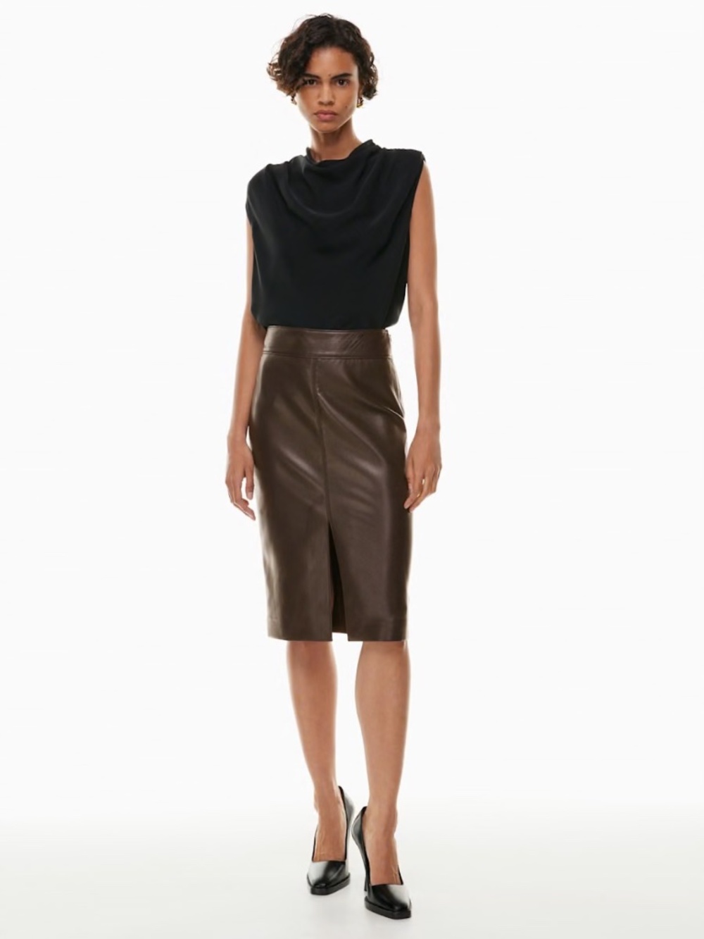 Babaton Pegu Skirt - Rich Mocha Brown